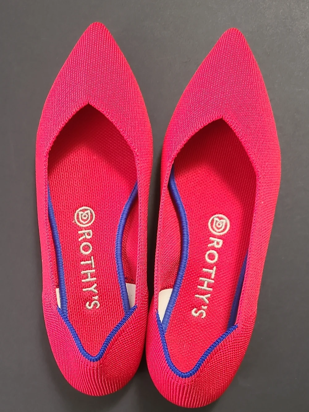 NWOT Rothy's Women's Minimalists Comfy Stylish Popular Modern Chile Red Sz.8 5